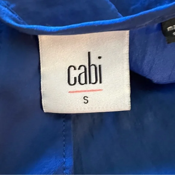 Cabi Rhyme Blue Bell Sleeve Blouse - Picture 8 of 10